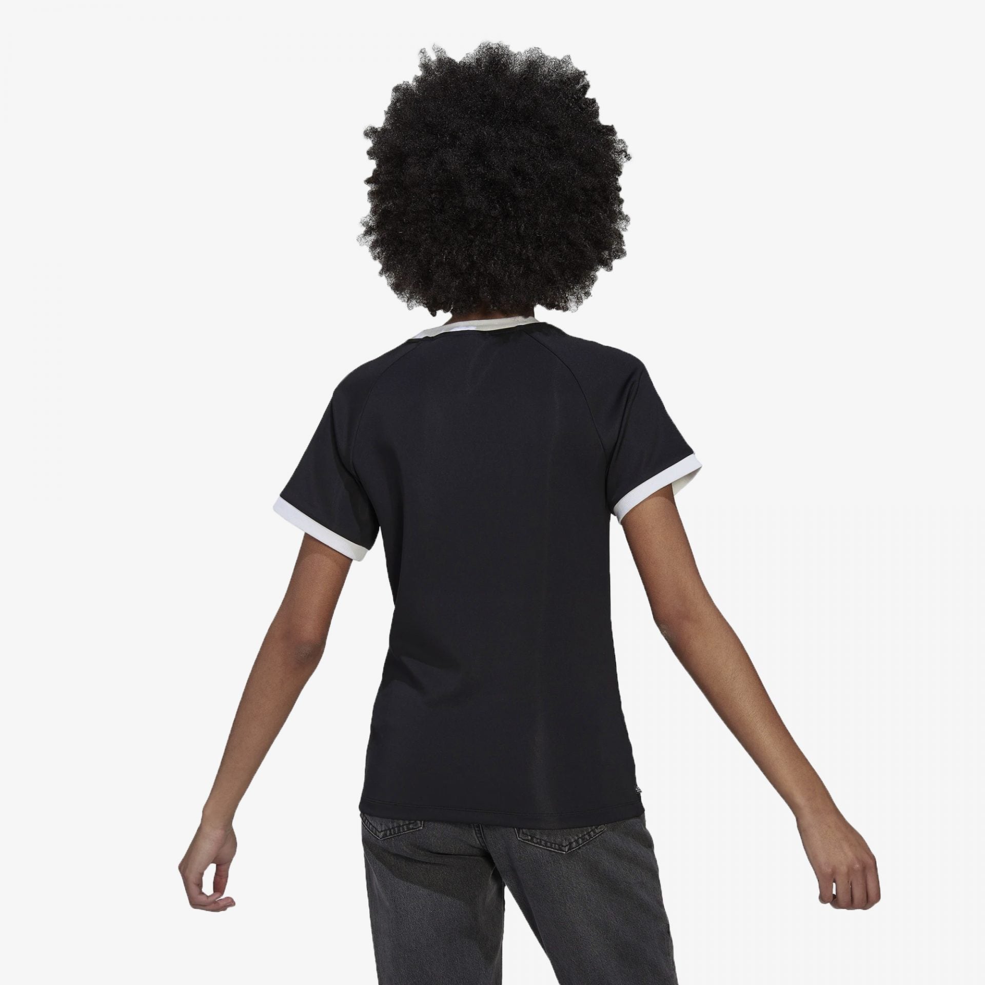 Adidas Originals | ADICOLOR CLASSICS SLIM 3-STRIPES TEE { BLACK