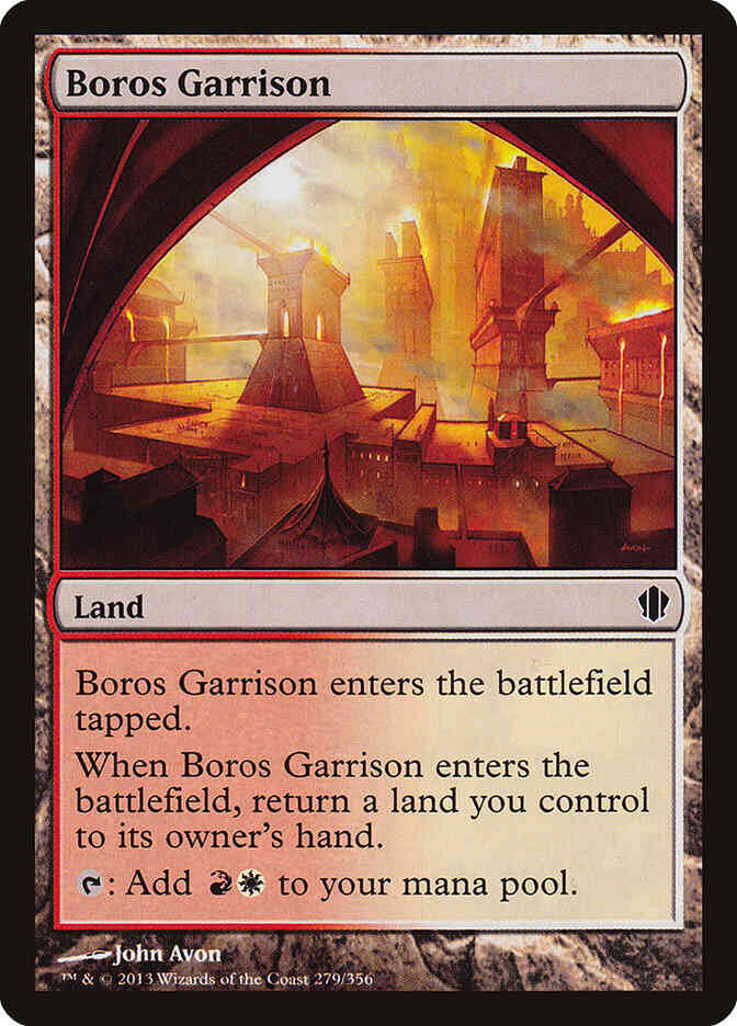 Boros garrison 279 – Magic Boros Garrison [279] [Commander 2013] [Non-Foil]
