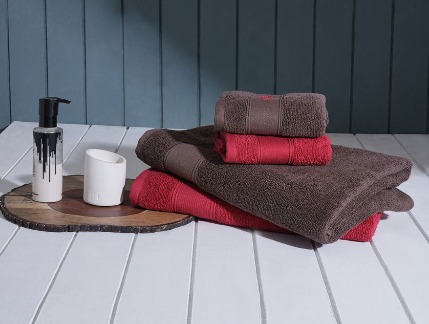 Spaces India Multi 4 Piece 100% Cotton Towel Combo - Aura By Spaces - view 3