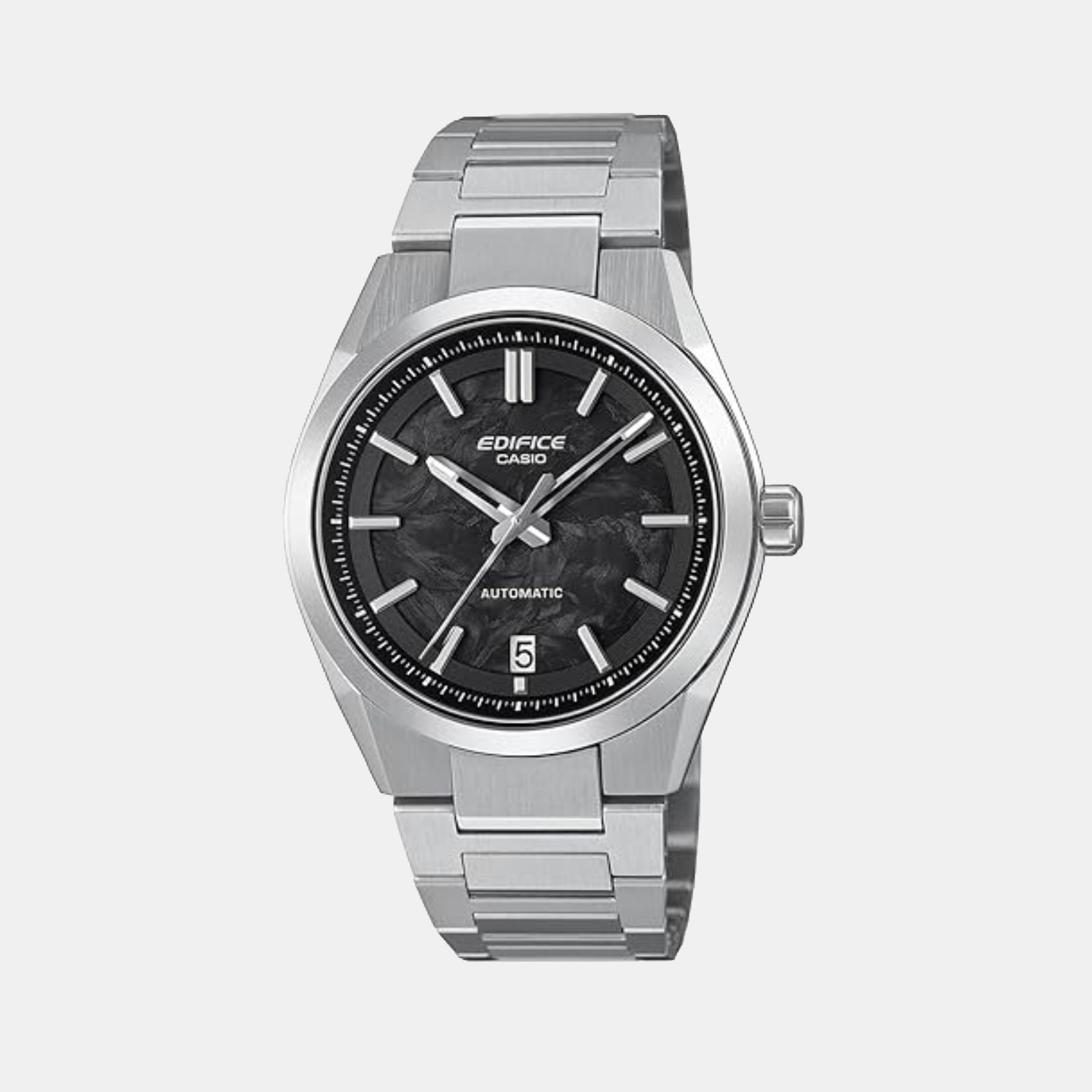 Casio Edifice Men Automatic Black Dial Analog Stainless Steel Watch ED669 - EFK-100CD-1A