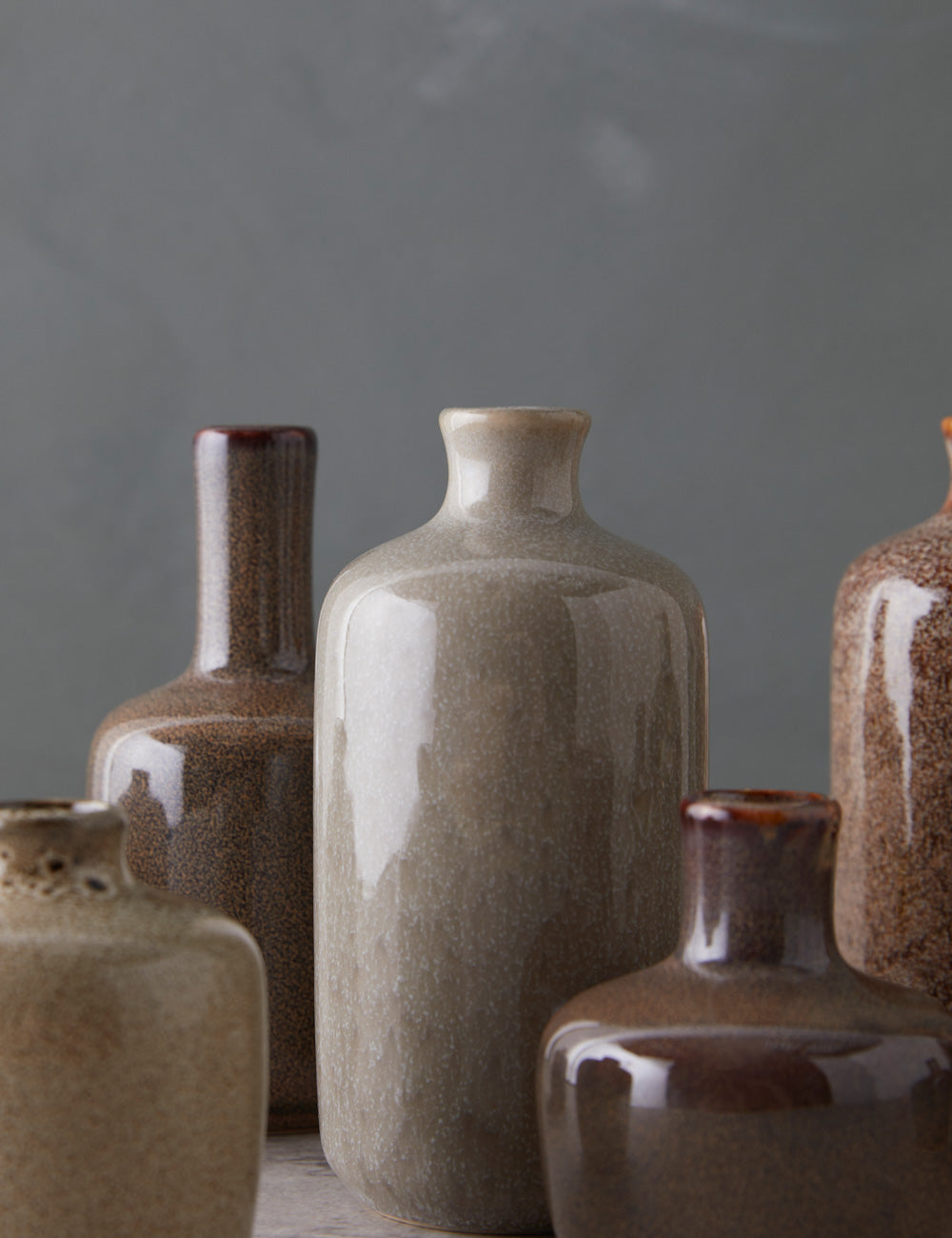 Lulu and Georgia Molloy Vases (Set of 8) – Brown - view 8