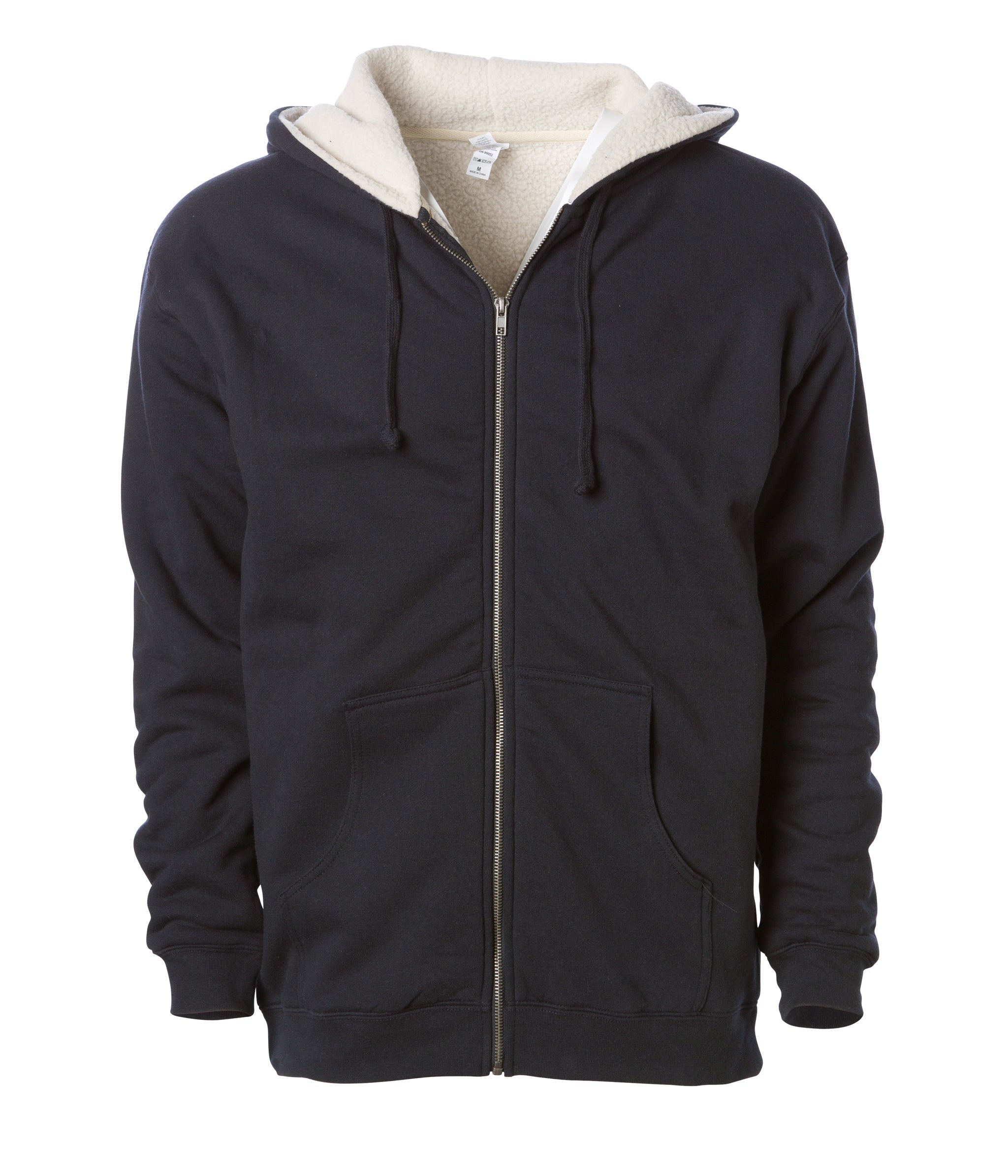 Independent Trading Company Sherpa Lined Zip Hooded Sweatshirt