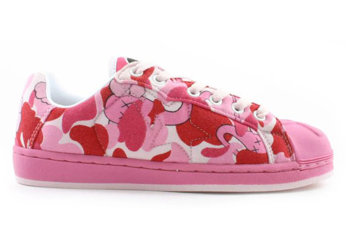 BAPE A Bathing Ape Skull Sta KAWS Pink Camo
