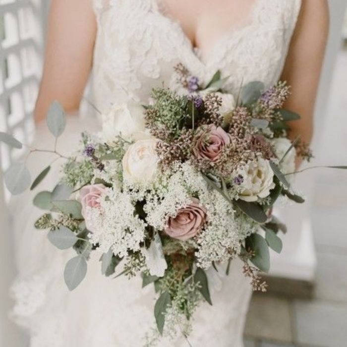 fiftyflowers.com Mauve and Lace Vintage Wedding - view 2
