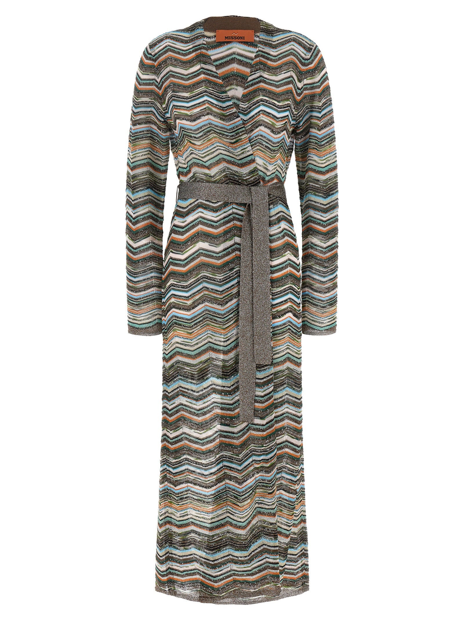 Missoni Chevron Lamé Cardigan