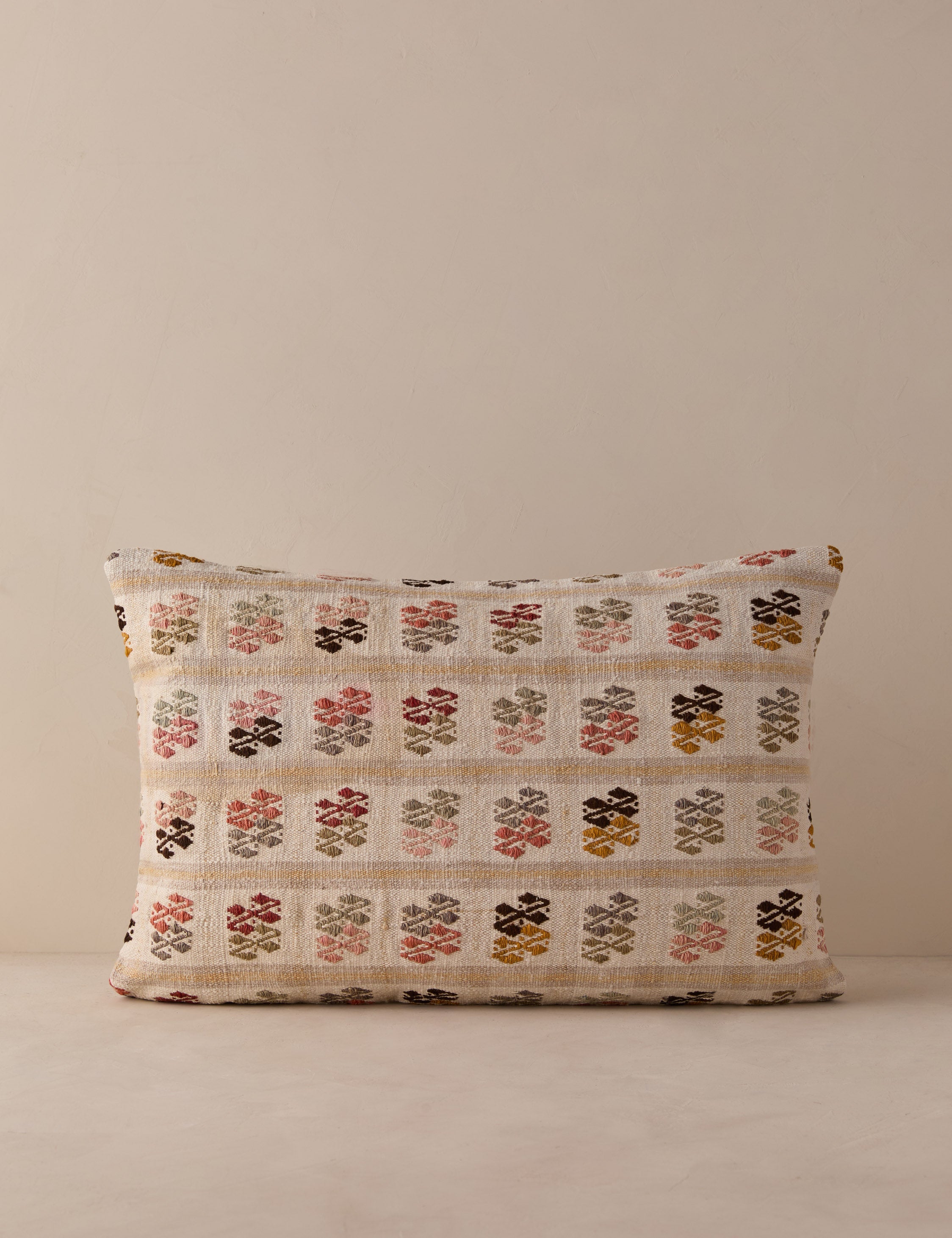 Lulu and Georgia Vintage Lumbar Pillow No. 354, 16" x 24"