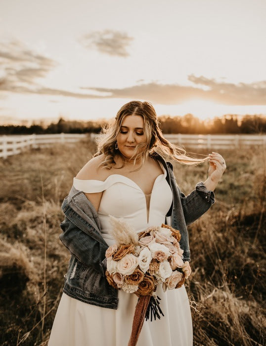 fiftyflowers.com Toffee and Pale Nude Dried Spring Wedding - view 2