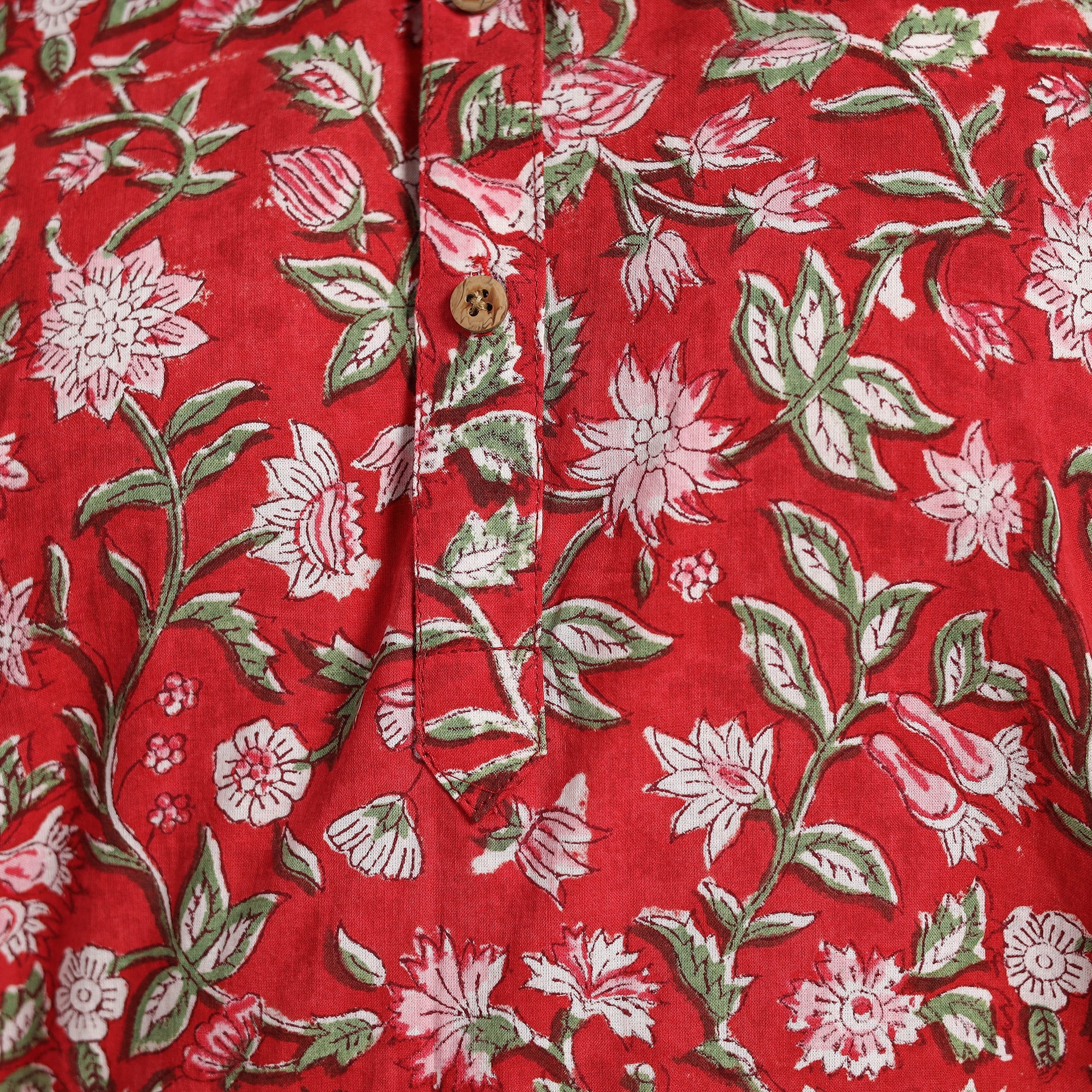 ITOKRI CASUALS Block Print Cotton Sanganeri Kurta for Men (Long) 12 - view 7