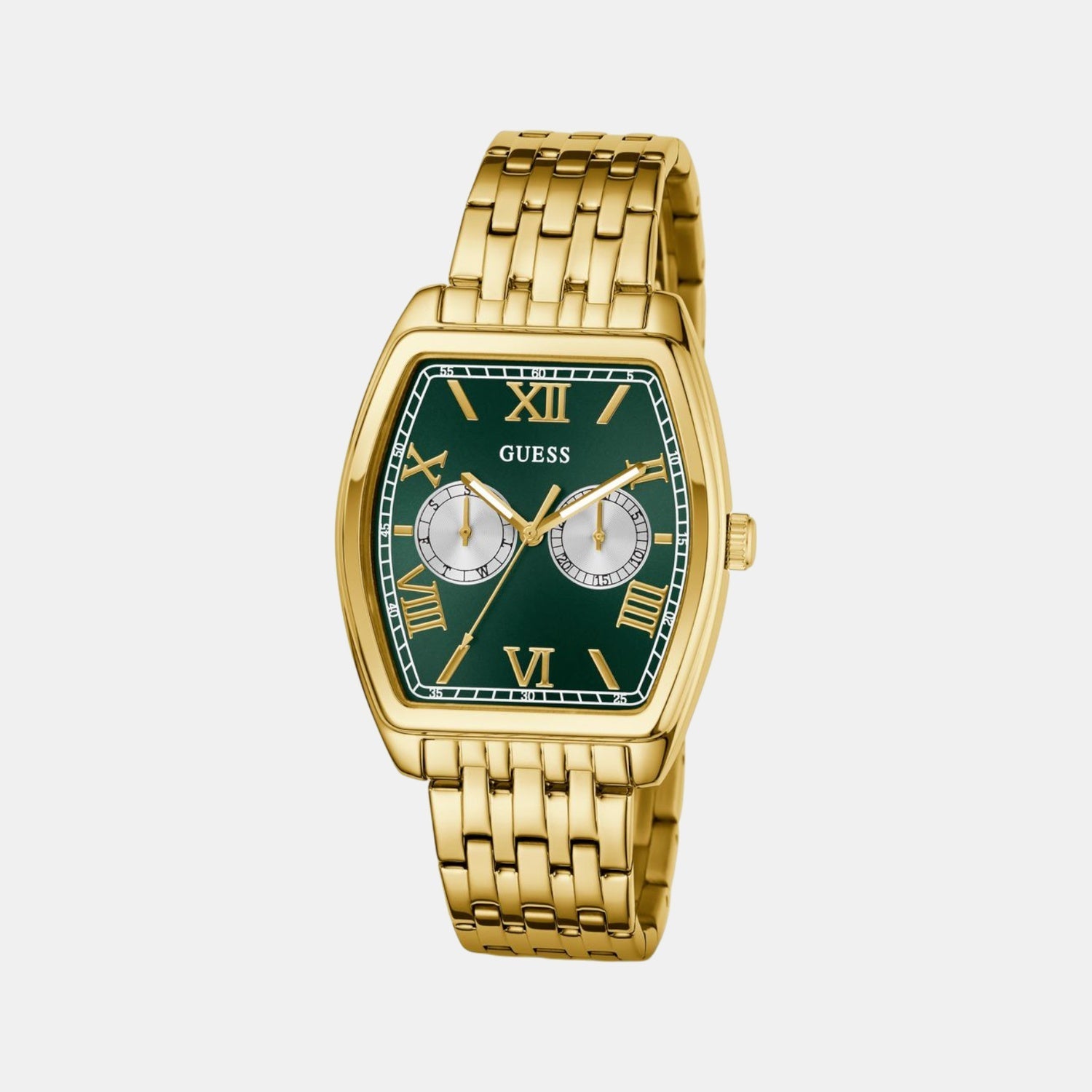 Guess Dress Men Quartz Green Dial Multi-Function Recycled Steel Watch GW0975G2 - view 2