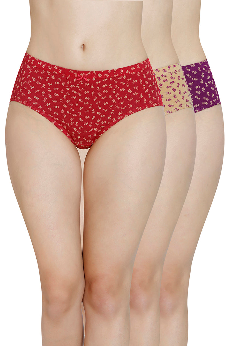 Amante Inner Elastic Waistband Hipster Panty (Pack of 3)