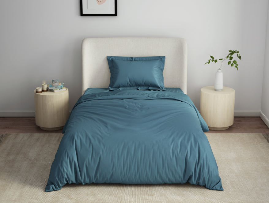 Spaces India Solid Royal Blue - Blue Blanket Fleece - Cushlon By Spaces