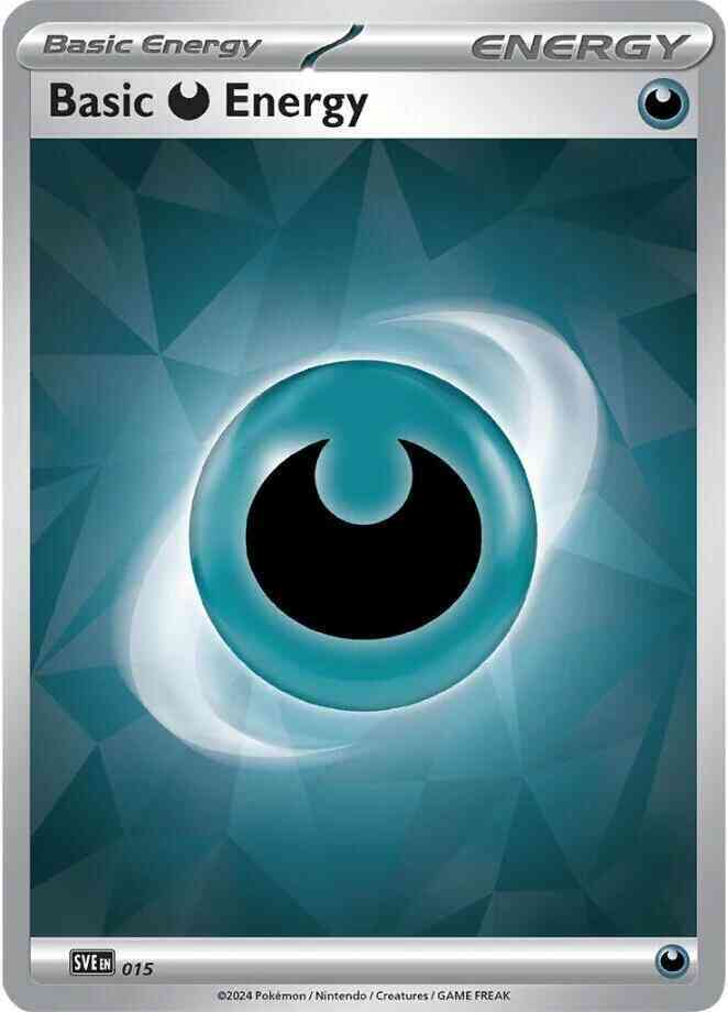 Pokémon Basic Darkness Energy - 015 - Common [sve-015] [Non-Holo]
