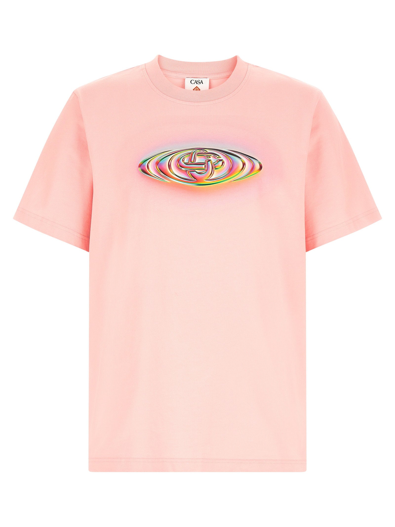 Casablanca Martin Naumann Glass Logo T-shirt – 100% organic cotton