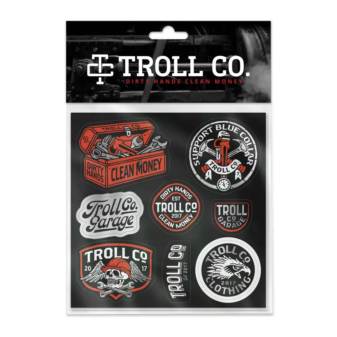 Radial Garage (Hard Hat Sticker Pack)