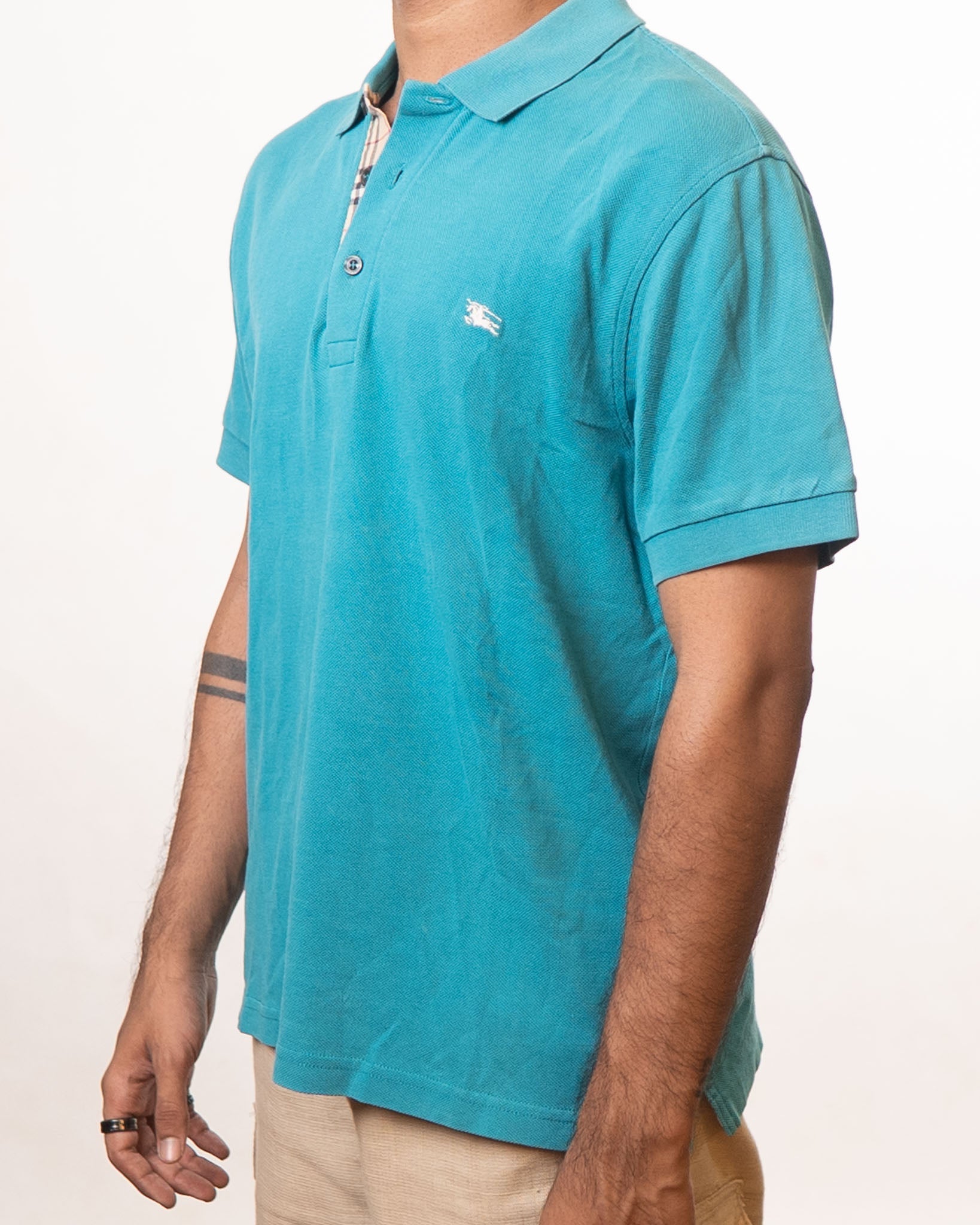 Burberry Blue Polo T-Shirt - view 2