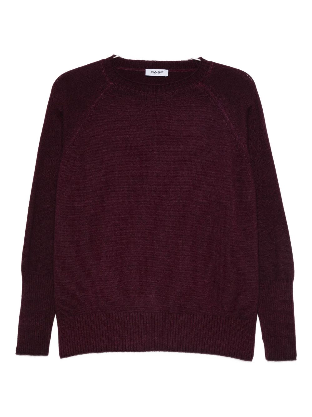 Base Wool crewneck sweater – Silk 50%, Nylon 50%