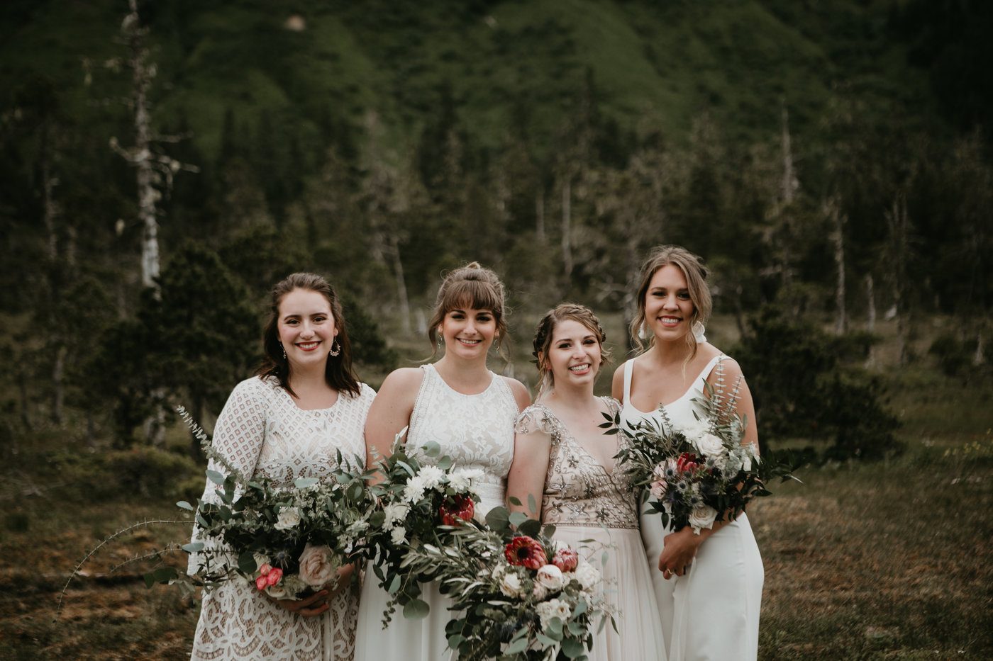 fiftyflowers.com Bohemian Alaskan Wedding in the Mountains