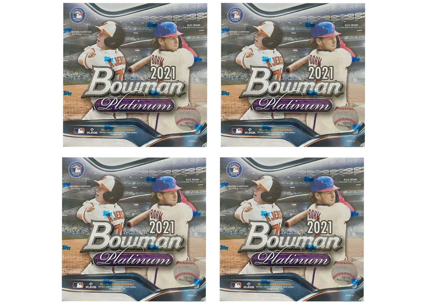 2021 Bowman Platinum Baseball Mega Box 4x Lot