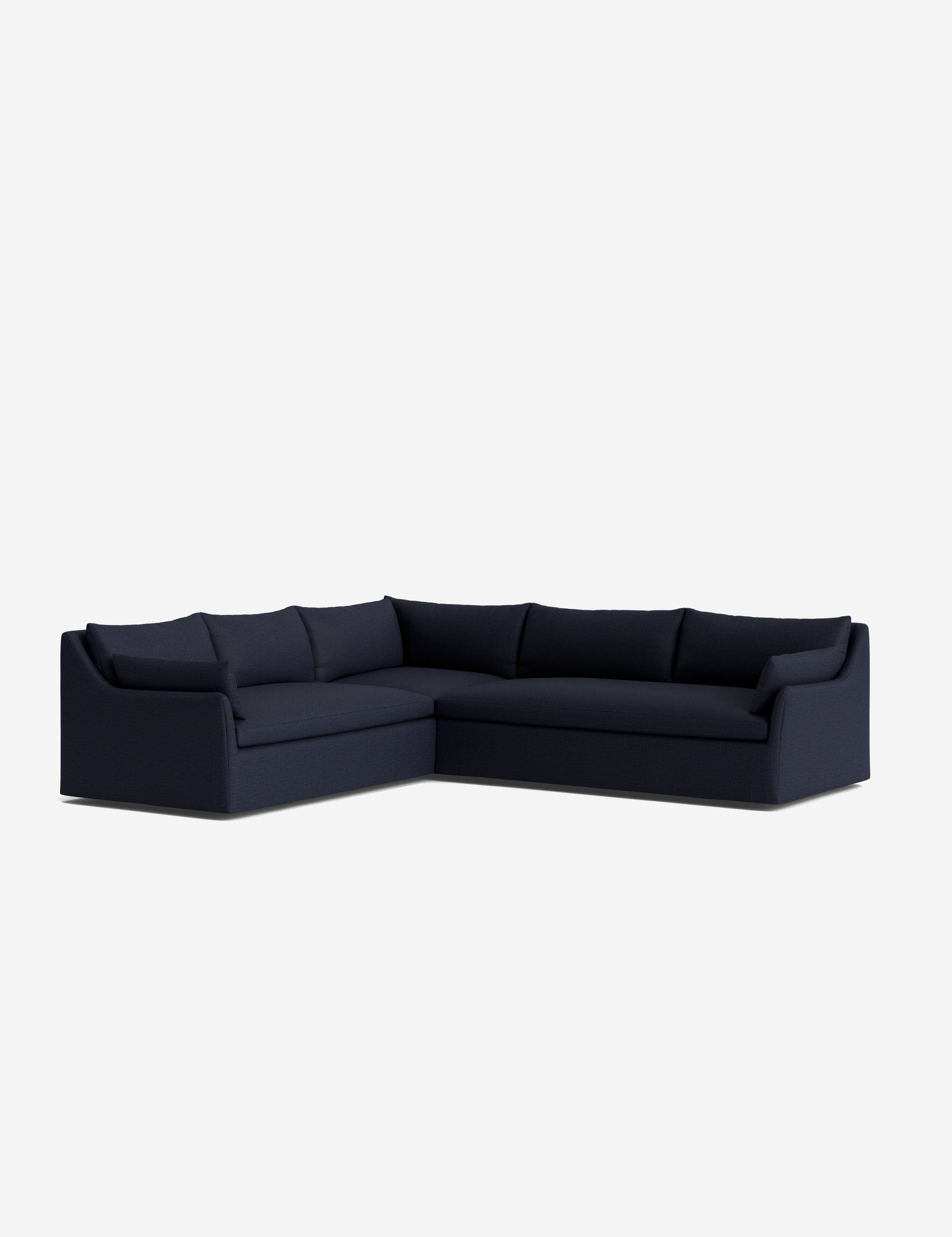 Lulu and Georgia Portola Luxe Depth Slipcover Corner Sectional Sofa - view 46