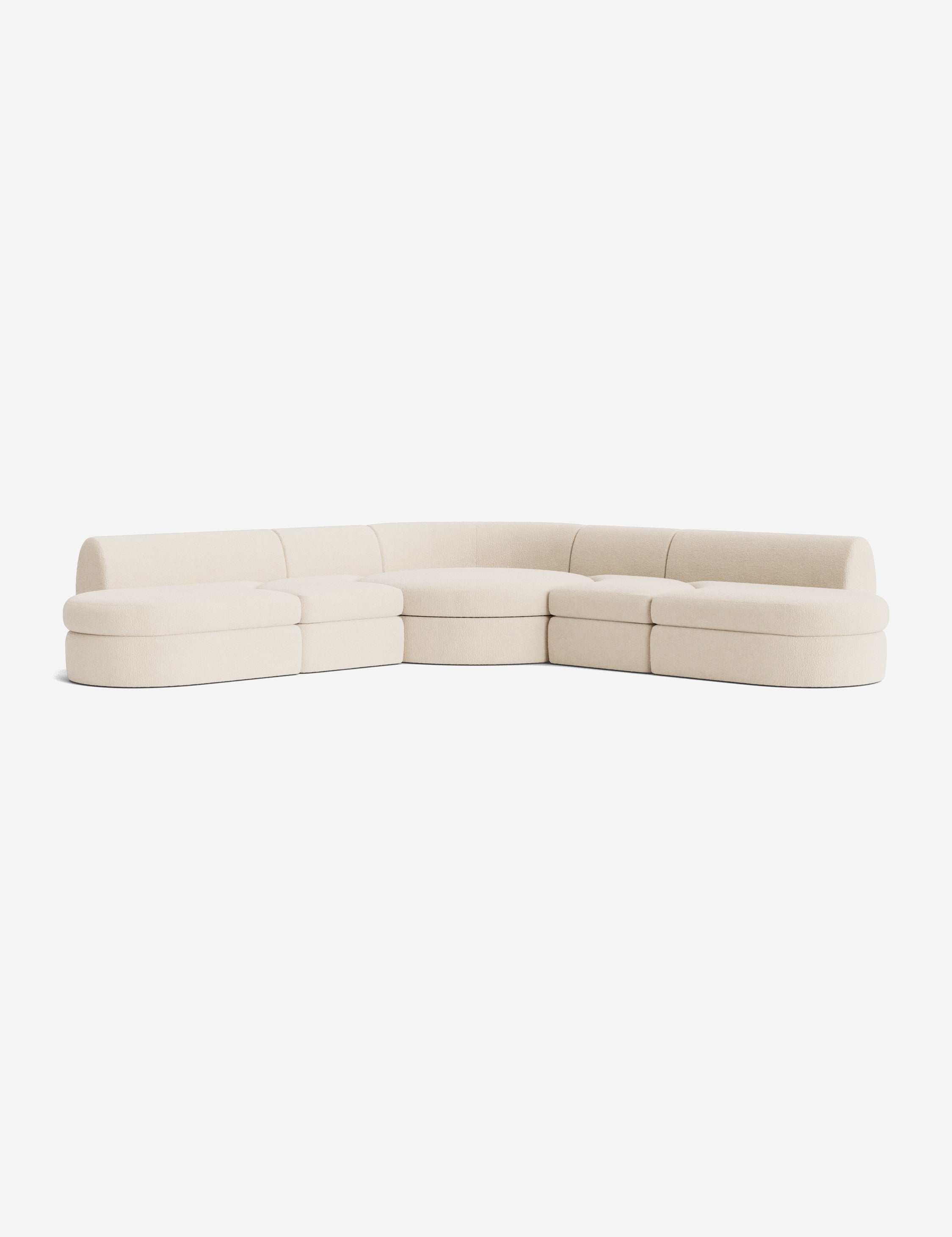 Lulu and Georgia Buckley Modular Corner Sectional Sofa