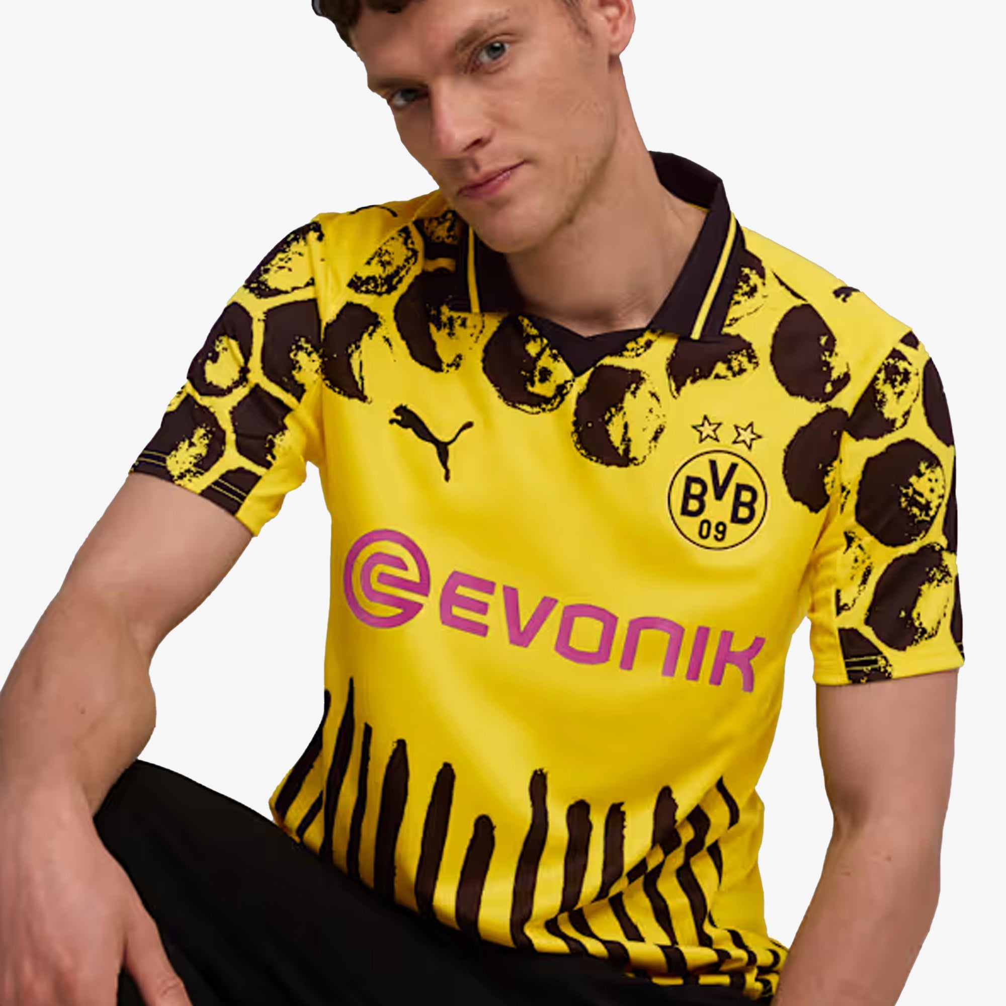 Puma | X Kidsuper Bvb Replica Jersey { Yellow/puma Black - view 5