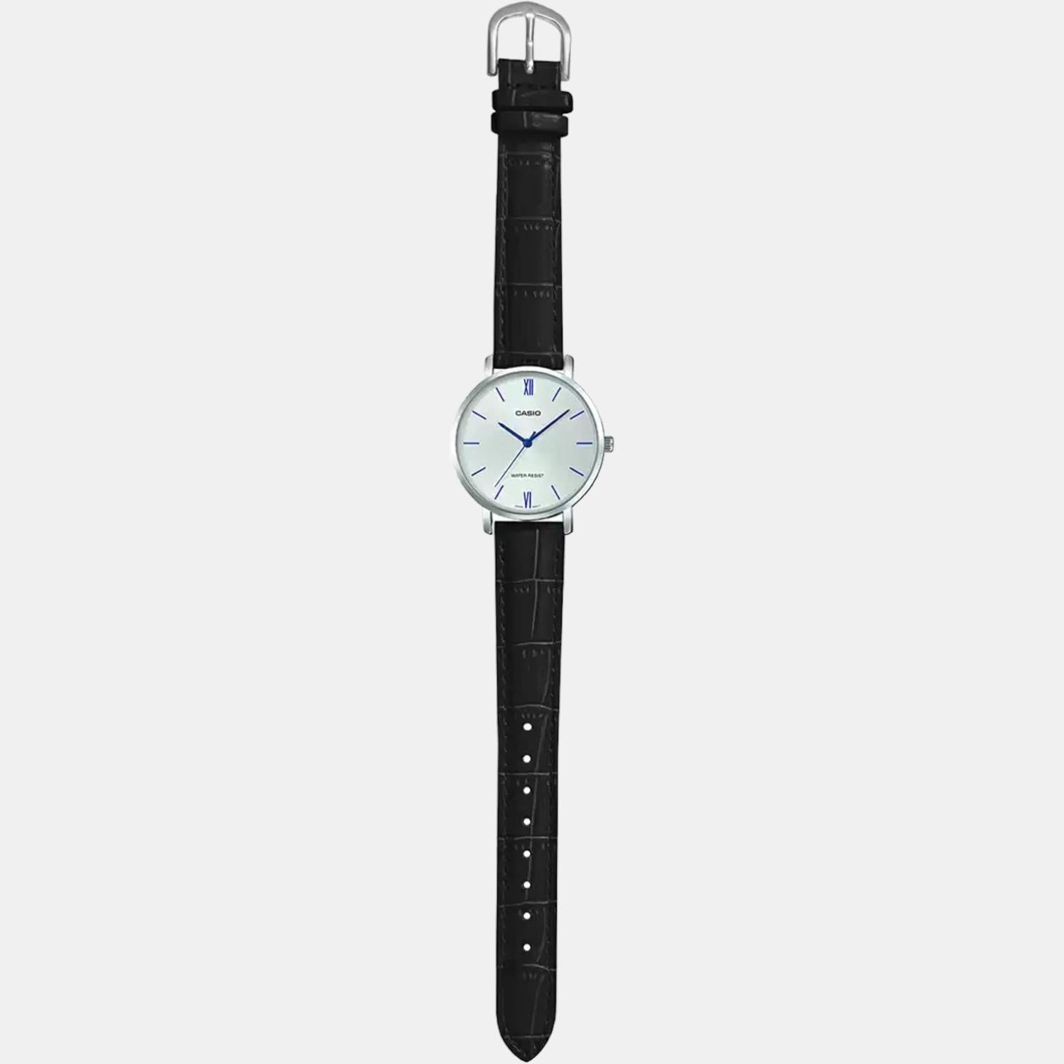Casio Enticer Women Quartz White Dial Analog Leather Watch A1627 - view 6