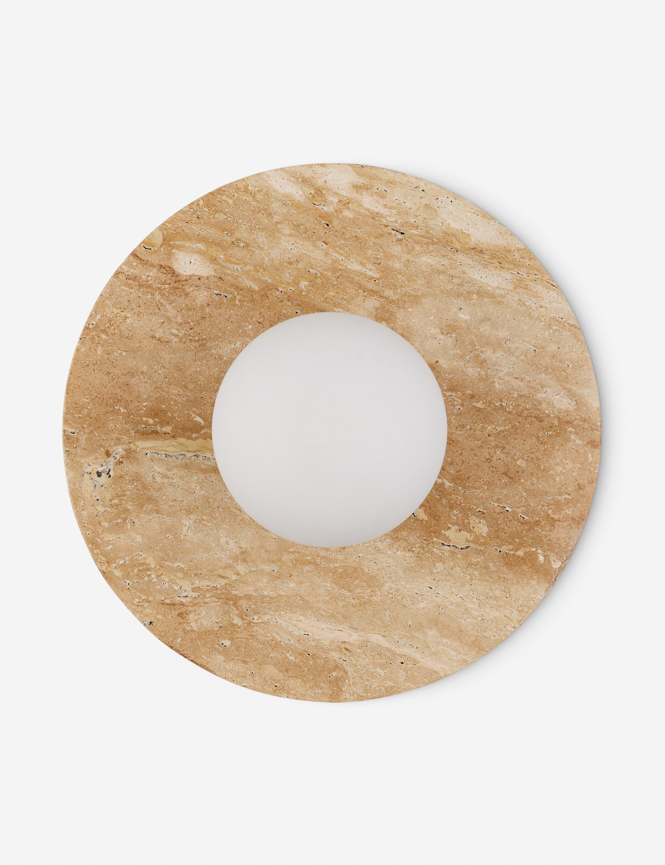 Lulu and Georgia Lamphere Sconce – Travertine