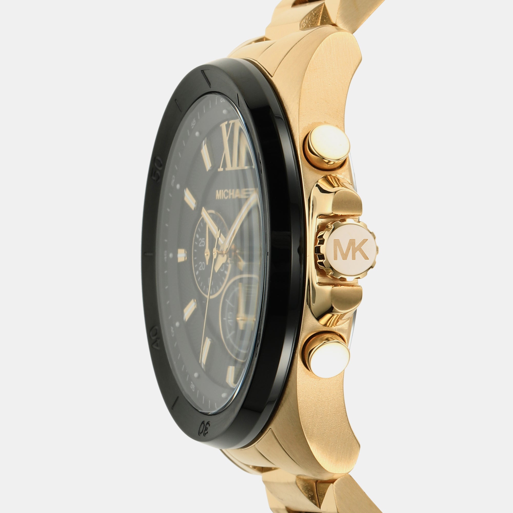 Michael Kors Brecken Men Quartz Black Dial Chronograph Stainless Steel Watch MK8848 - view 4