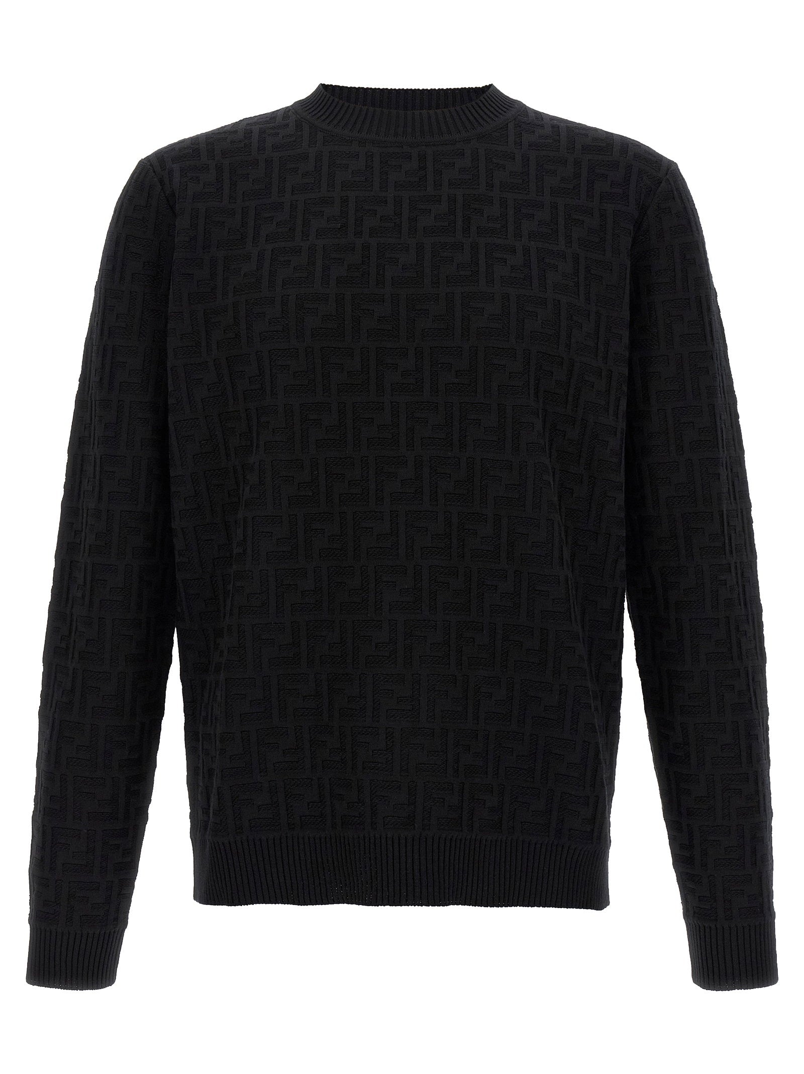 Fendi Ff Jacquard Sweater – 100% cotton