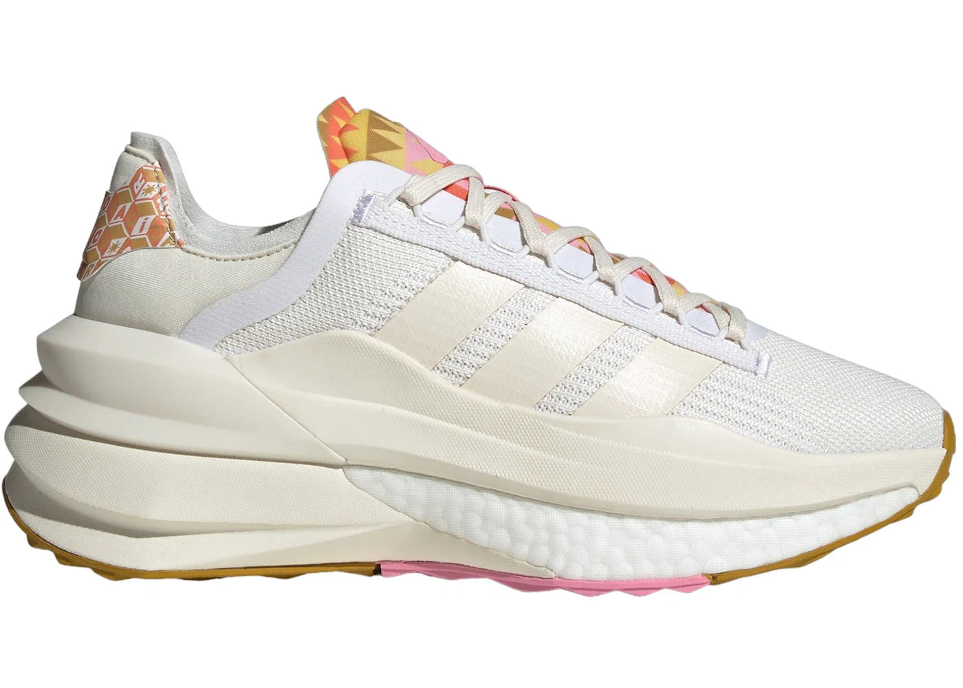adidas Avryn_X Cloud White Chalk White Victory Gold (Women's) - view 2