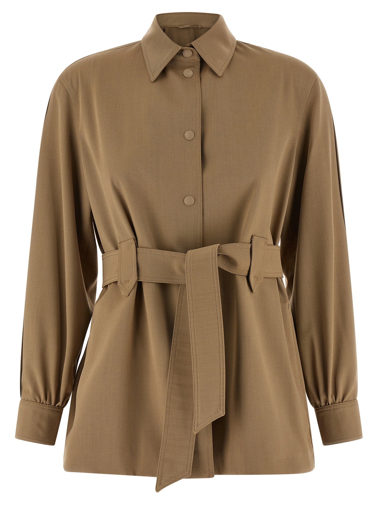 Max Mara Mxmagenzia Shirt – 100% virgin wool