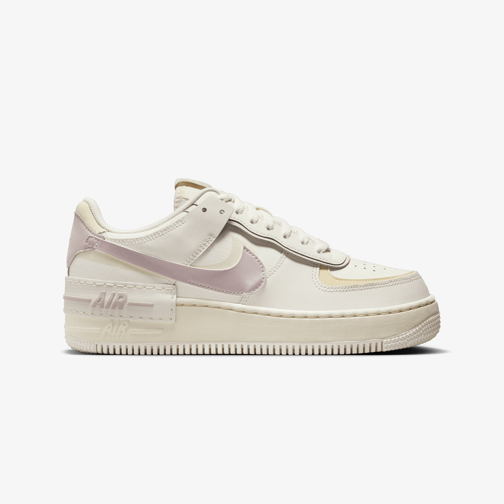 Nike | AIR FORCE 1 SHADOW { SAIL/PLATINUM VIOLET-COCONUT MILK - view 6