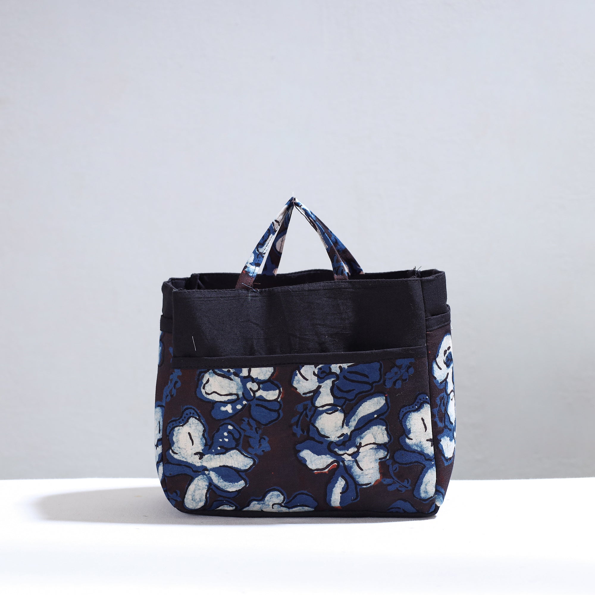 NOORI BAZAR Black - Handmade Cotton Multipurpose Cosmetic/Toiletry Bag 11