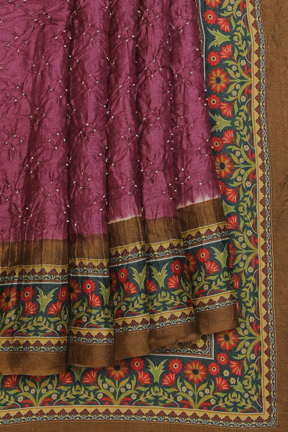 Kalanjali Gorgeous Bandhani Saree – Women's