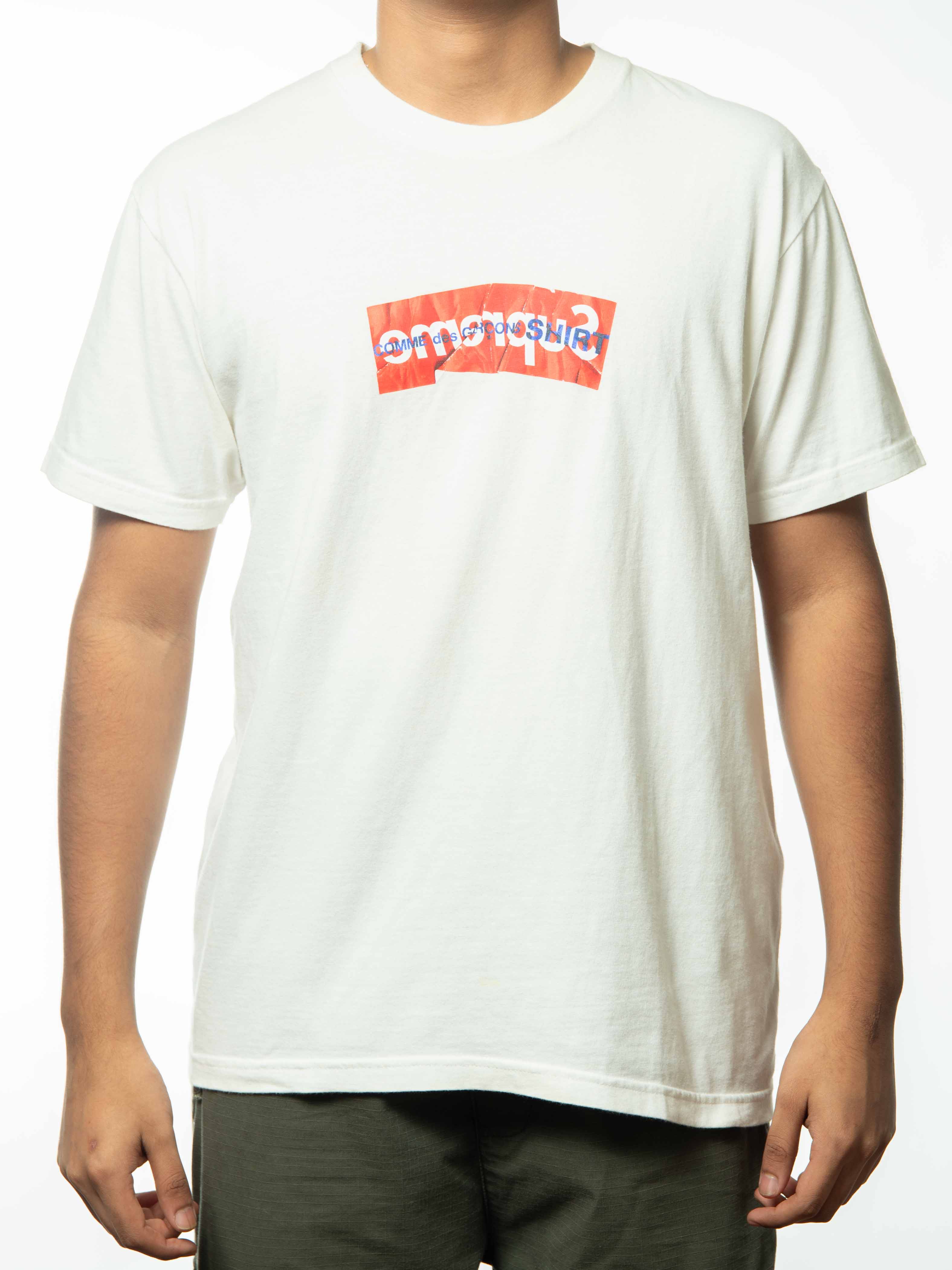 Supreme x Comme Des Garcons Box Logo T-Shirt