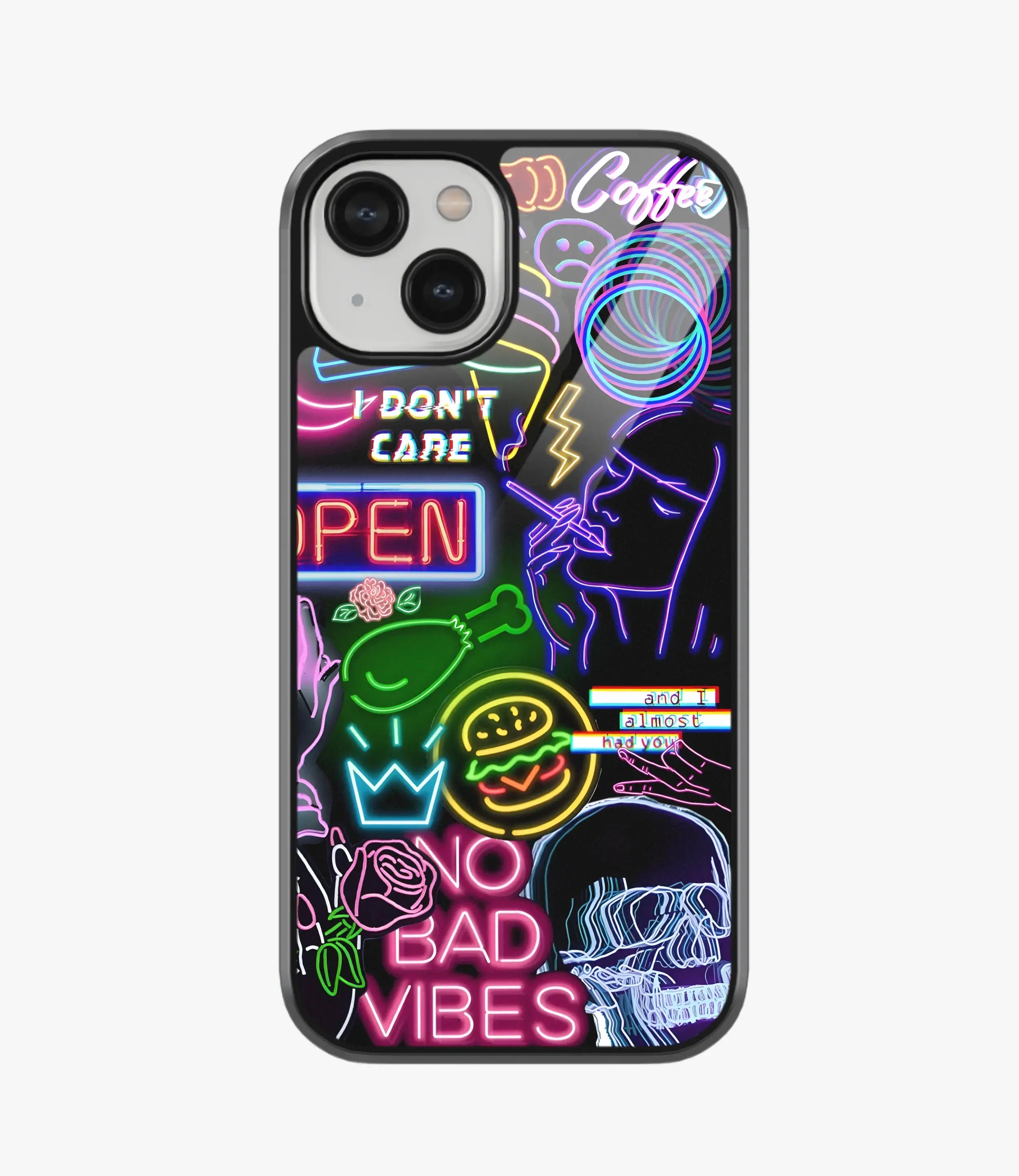 The Case Company Almost Had You Neon Glass Case