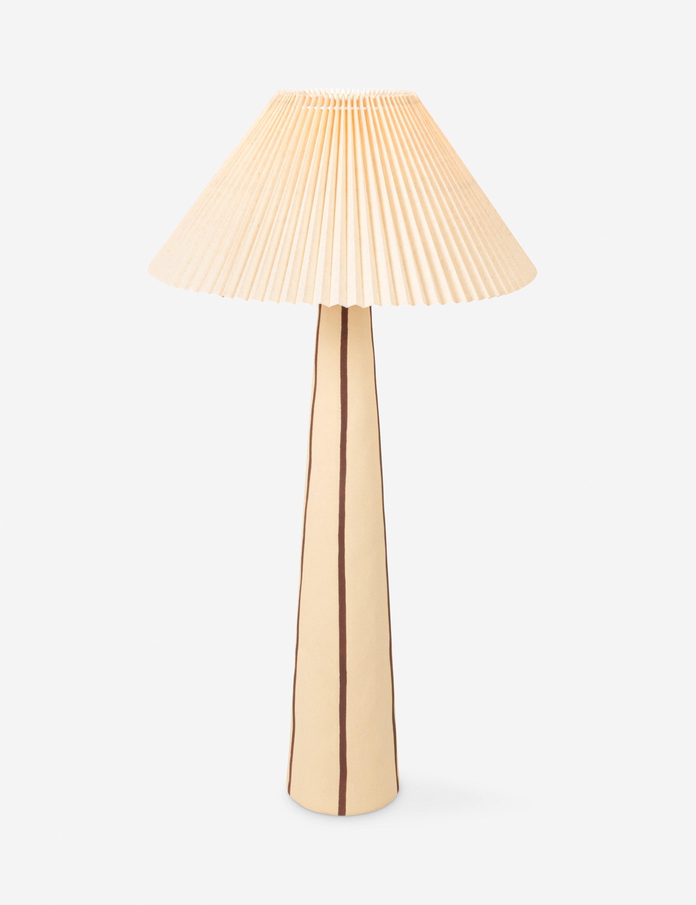Lulu and Georgia Baza Floor Lamp – Natural Stripe