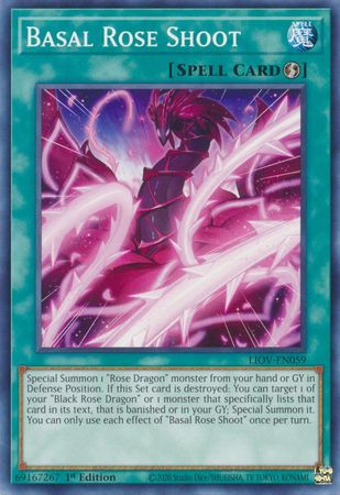 Yu-Gi-Oh! Basal Rose Shoot - LIOV-EN059 - Common - 1st Edition