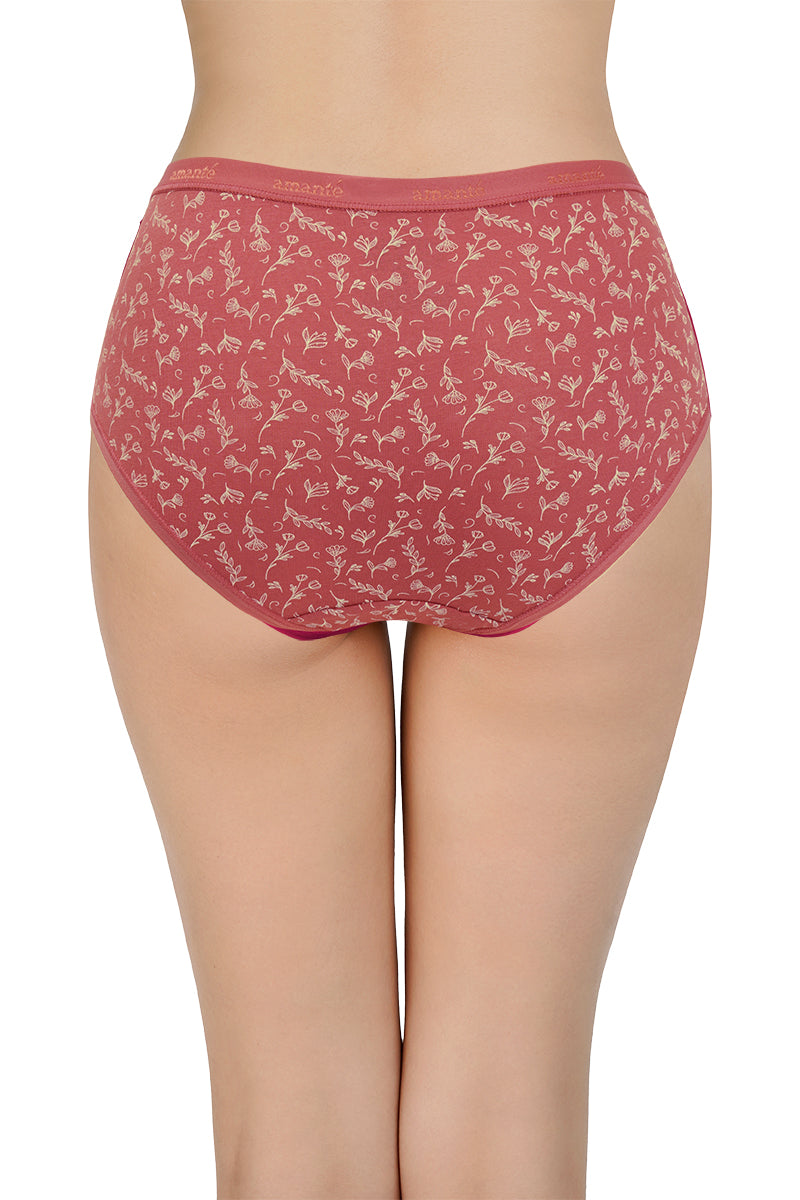 Amante Print Low Rise Hipster Panties (Pack of 3) - view 6