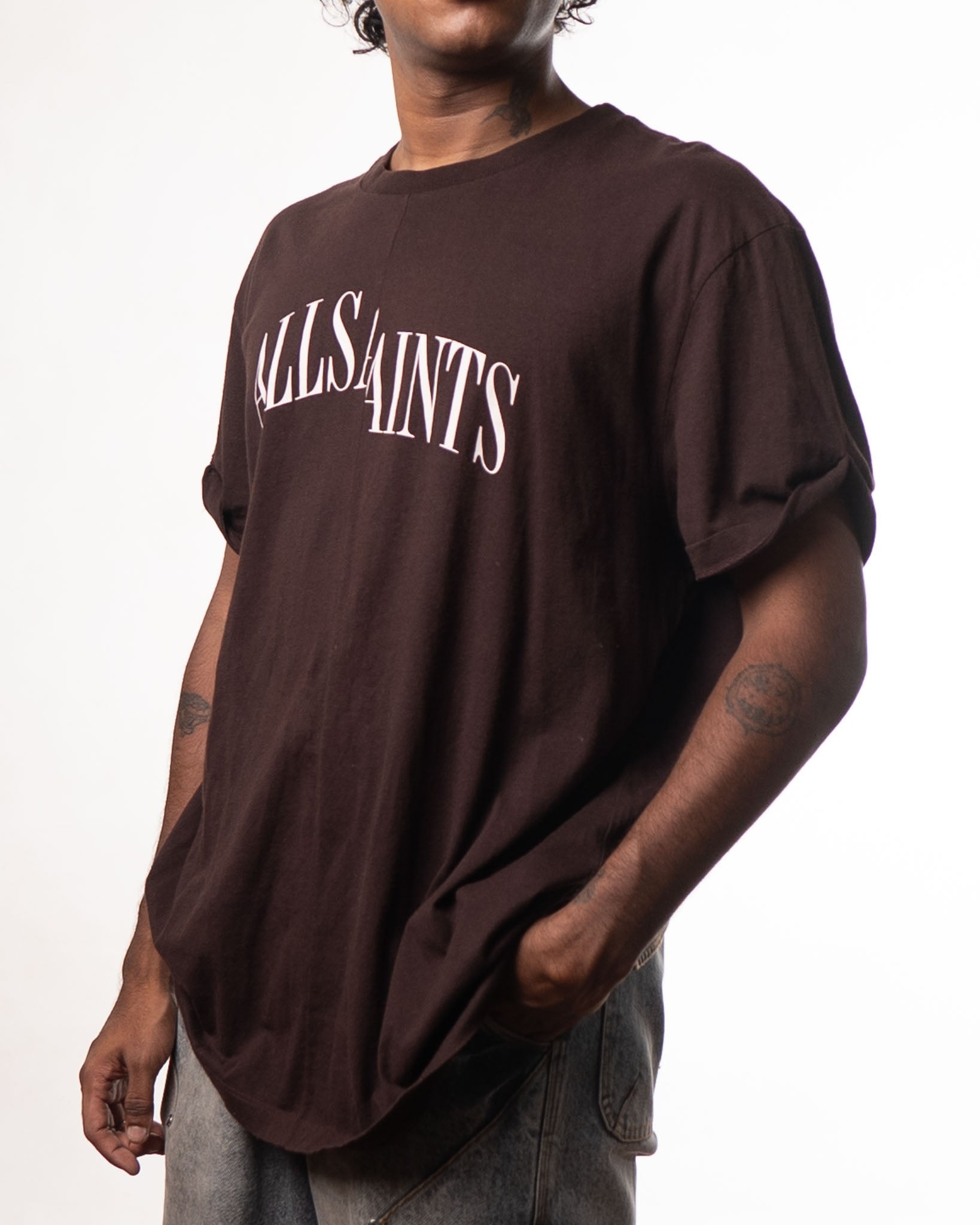 All Saints Brown Tshirt - view 3