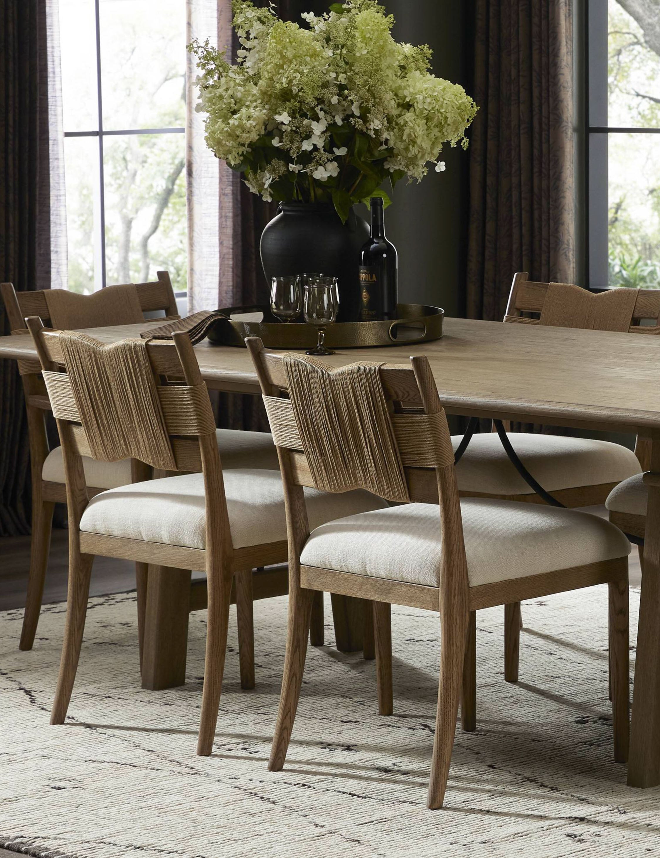 Lulu and Georgia Tova Dining Chair by Amber Lewis x Four Hands - view 3
