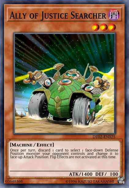 Yu-Gi-Oh! Ally of Justice Searcher - HA02-EN019 - Super Rare - 1st Edition