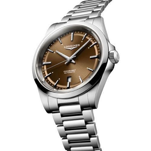 Longines Conquest Sunray brown Dial Men 41mm - view 3