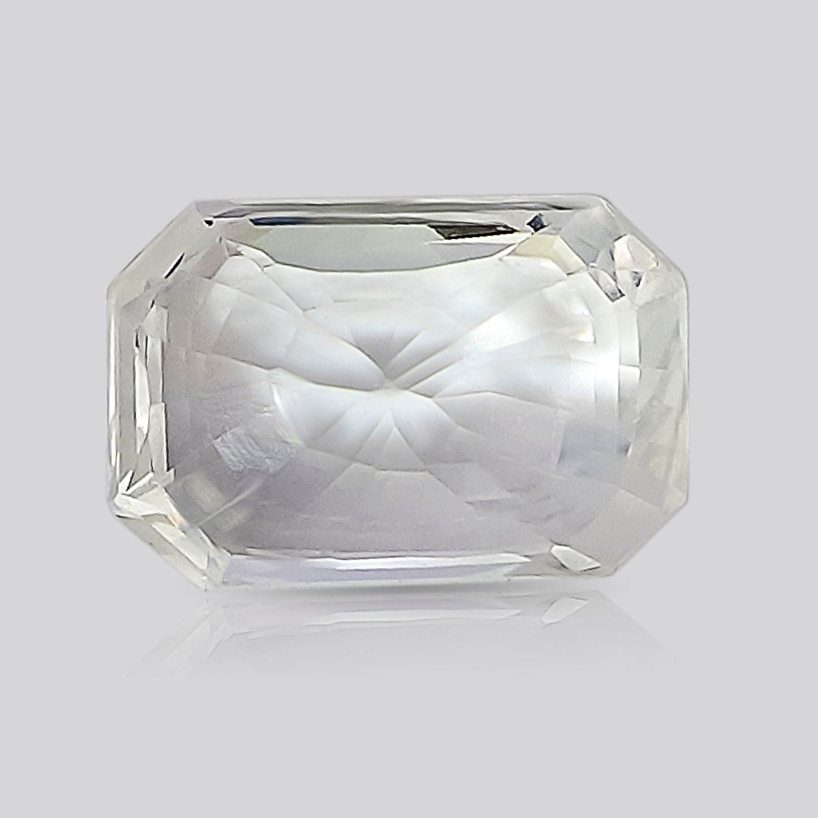 Gemsmantra White Sapphire (4.30 ratti) - view 2