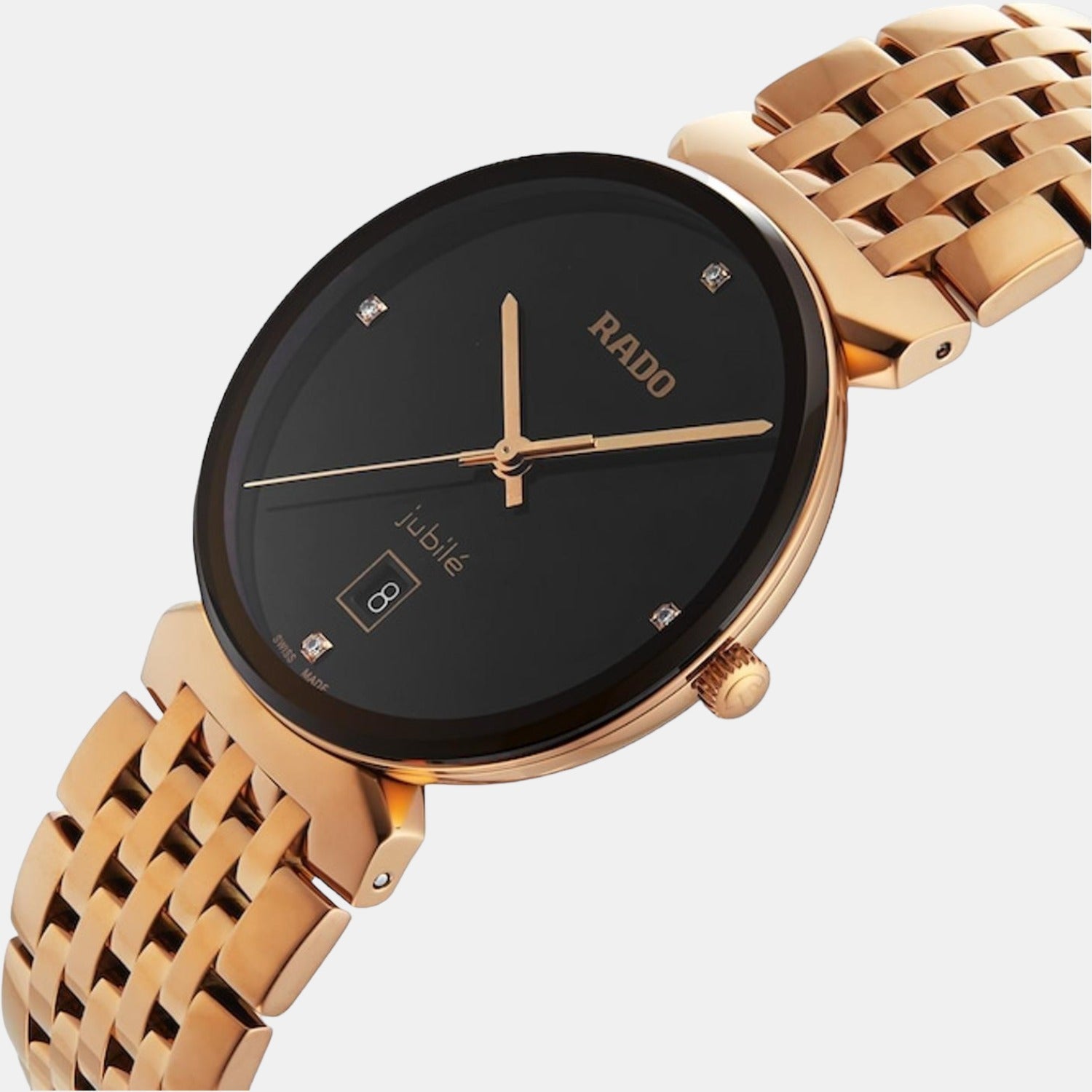 Rado Florence Unisex Quartz Black Dial Analog Stainless Steel Watch R48916703 - view 2