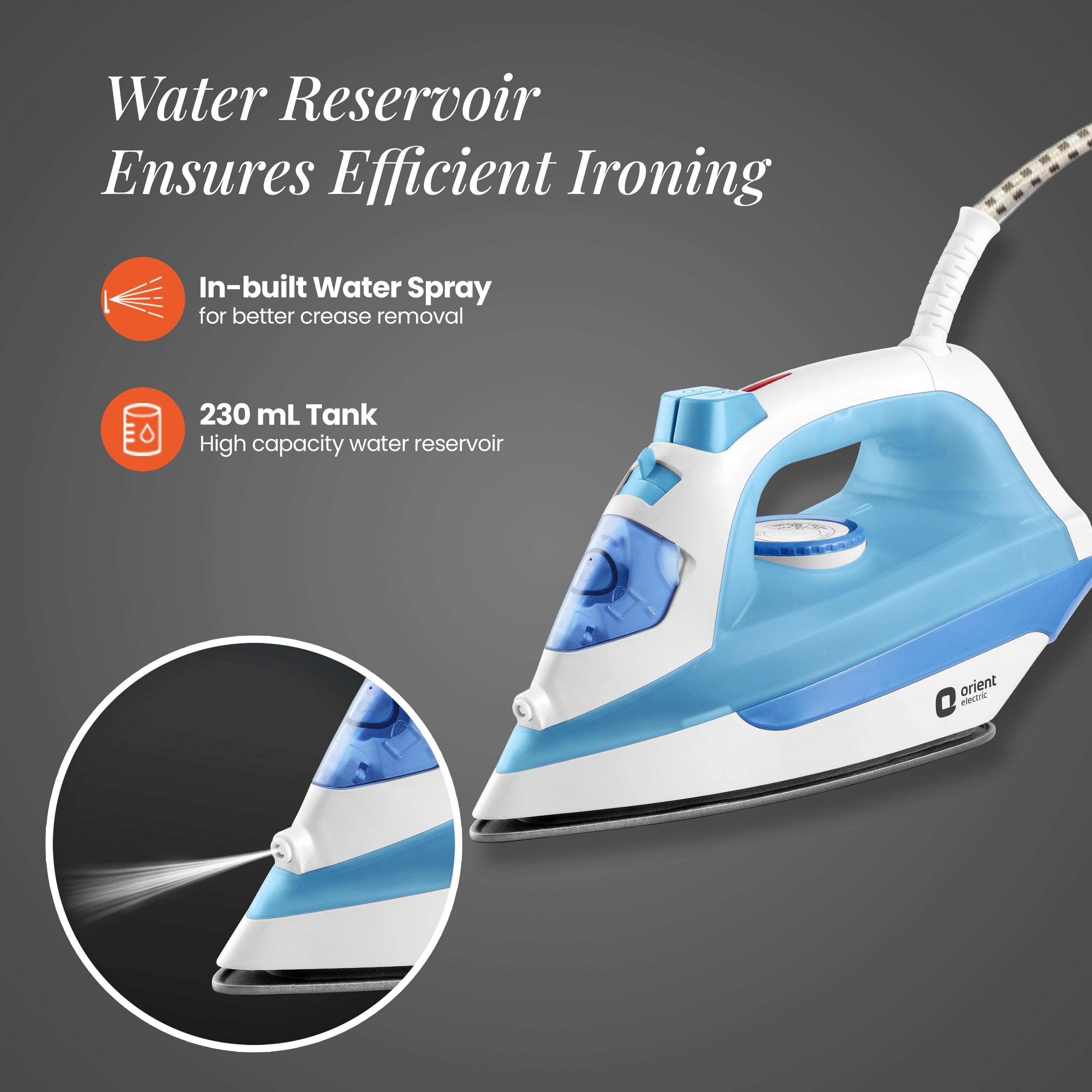 orientelectric Fabrifeel Non Stick Steam Iron for Clothes - view 10