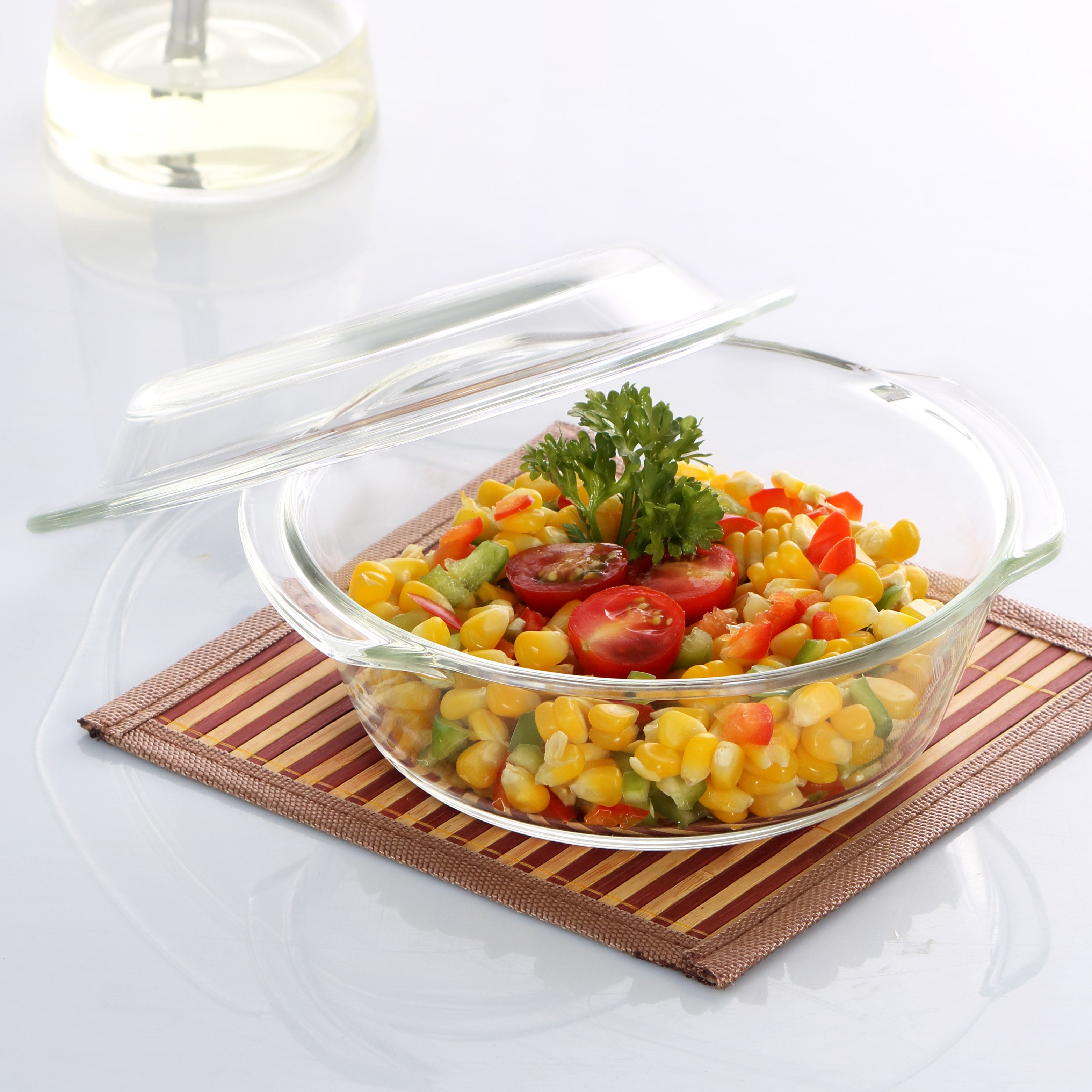 Cello Angelica Round Casserole With Lid, 750ml