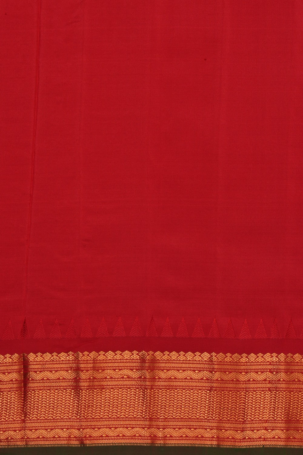Kalanjali Gadwal Silk Violet Saree – Women's - view 4