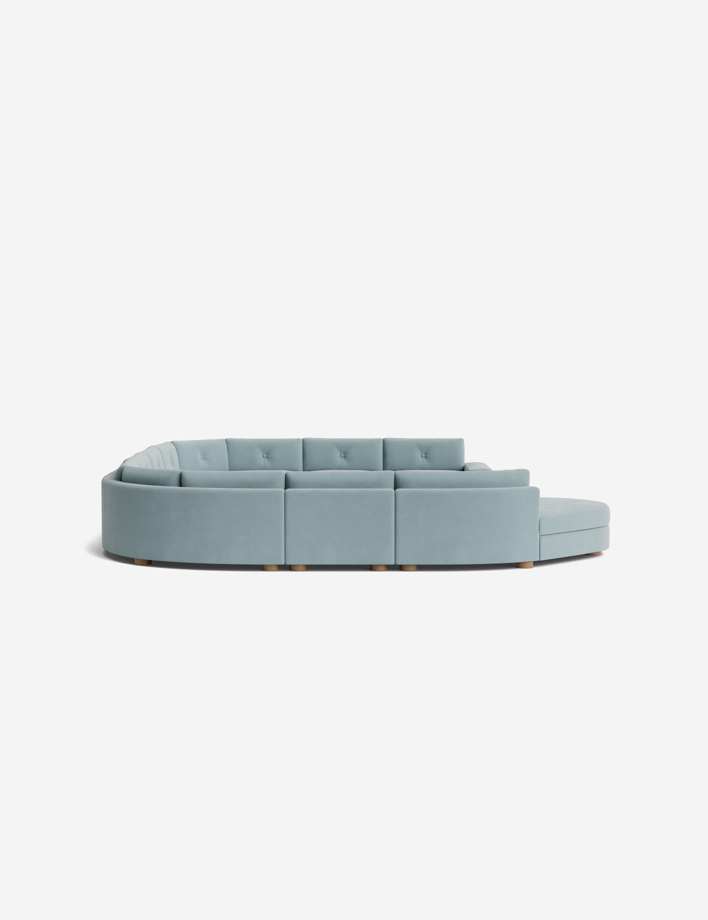 Lulu and Georgia Hill Modular U-Shaped Sectional Sofa - view 60