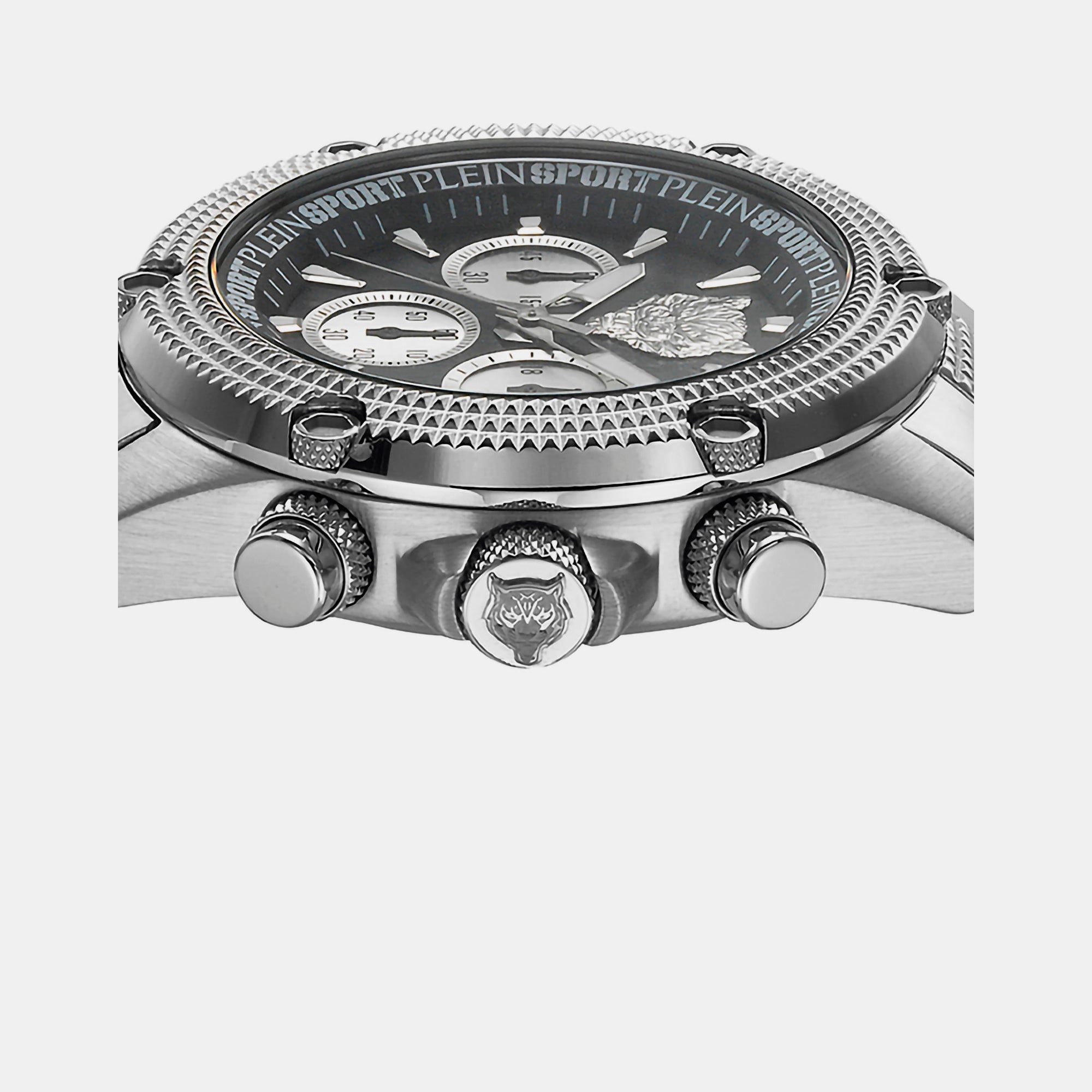 Plein Sports Hurricane Men Quartz Black Dial Chronograph Stainless Steel Watch PSDBA0823 - view 3